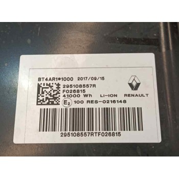 Recambio de bateria para renault zoe (bfm_) z.e 40 electrico referencia OEM IAM 295108557R  