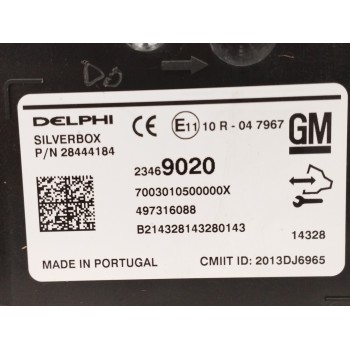 Recambio de modulo electronico para opel insignia berlina 2.0 16v cdti referencia OEM IAM 23469020 28444184 
