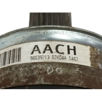 Recambio de transmision delantera derecha para chevrolet aveo berlina hatchback 1.4 cat referencia OEM IAM 96639213  