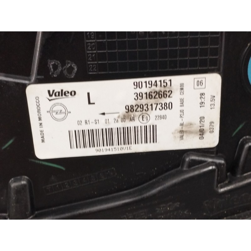 PILOTO TRASERO IZQUIERDO 9829317380