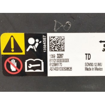 Recambio de centralita airbag para opel insignia berlina 2.0 16v cdti referencia OEM IAM 13593287 812586170 