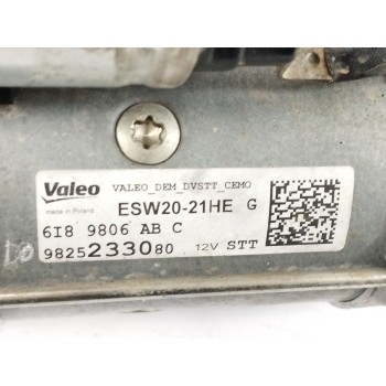 Recambio de motor arranque para peugeot 2008 (--.2013) 1.5 blue-hdi referencia OEM IAM 9825233080 ESW2021HE 