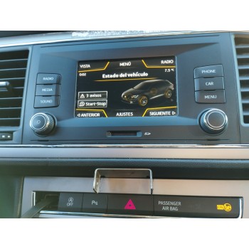 Recambio de pantalla multifuncion para seat leon st (5f8) 2.0 tdi referencia OEM IAM 5F0035871D  