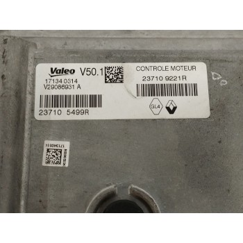 Recambio de centralita motor uce para renault clio iv 0.9 referencia OEM IAM 237109221R V29086931A 