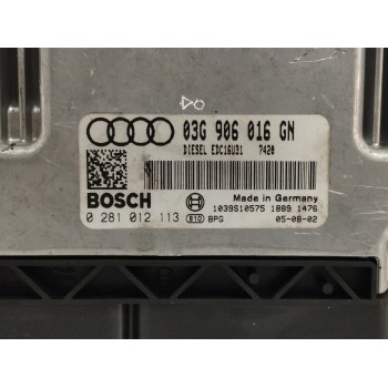 Recambio de centralita motor uce para audi a4 berlina (8e) 2.0 tdi referencia OEM IAM 03G906016GN 0281012113 