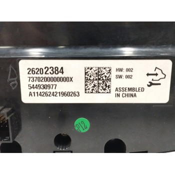 Recambio de mando climatizador para opel insignia berlina 2.0 16v cdti referencia OEM IAM 26202384 544930977 