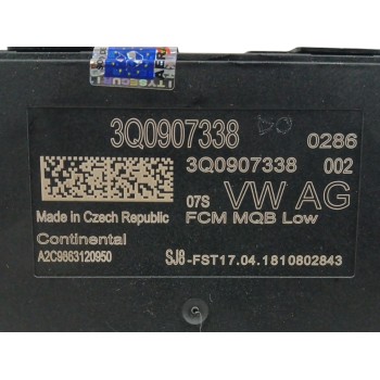 Recambio de modulo electronico para seat leon st (5f8) 2.0 tdi referencia OEM IAM 3Q0907338 CONTROL LUZ CURVAS REGULACION ALCANC