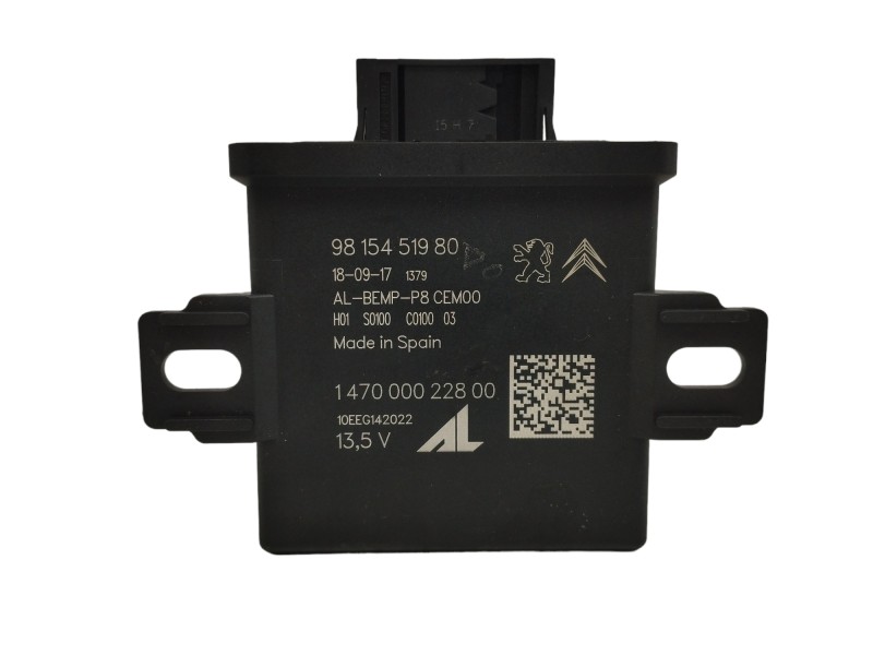 Recambio de modulo electronico para peugeot 5008 1.2 12v e-thp referencia OEM IAM 9815451980 Recambio de modulo electronico para peugeot 5008 1.2 12v e-thp referencia OEM IAM 9815451980