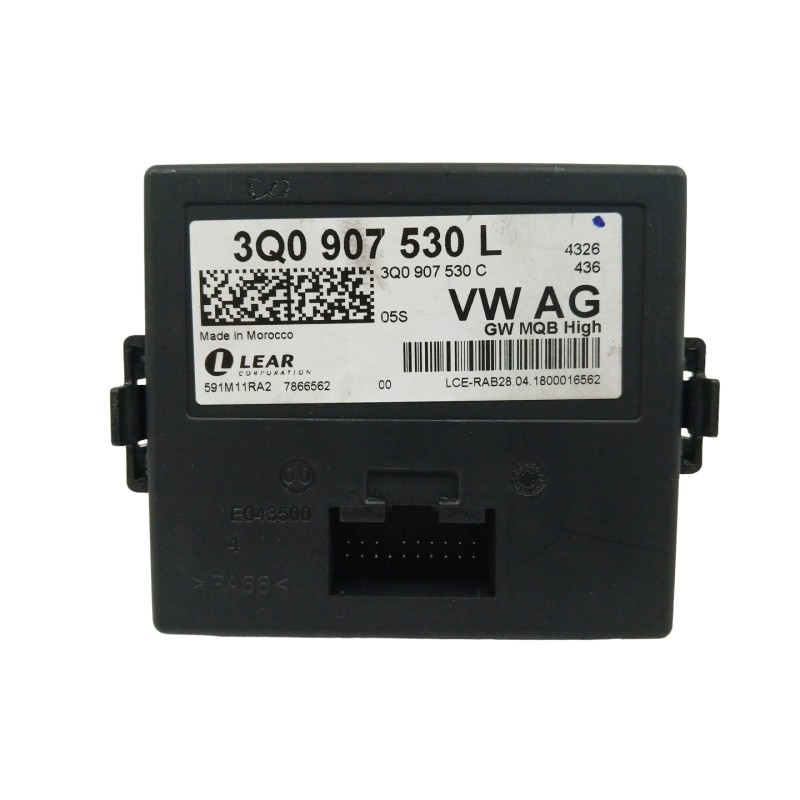 Recambio de modulo electronico para seat leon st (5f8) 2.0 tdi referencia OEM IAM 3Q0907530L INTERFAZ DE DATOS 