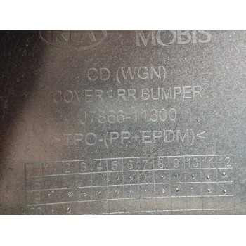 Recambio de paragolpes trasero para kia ceed sportswagon 1.0 tgdi cat referencia OEM IAM J786611300 OBSERVAR FOTOS 