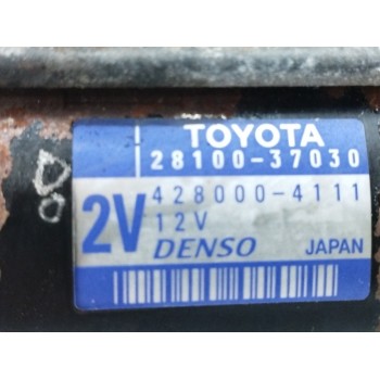 Recambio de motor arranque para toyota corolla (e15) 1.6 16v cat referencia OEM IAM 2810037030 4280004111 