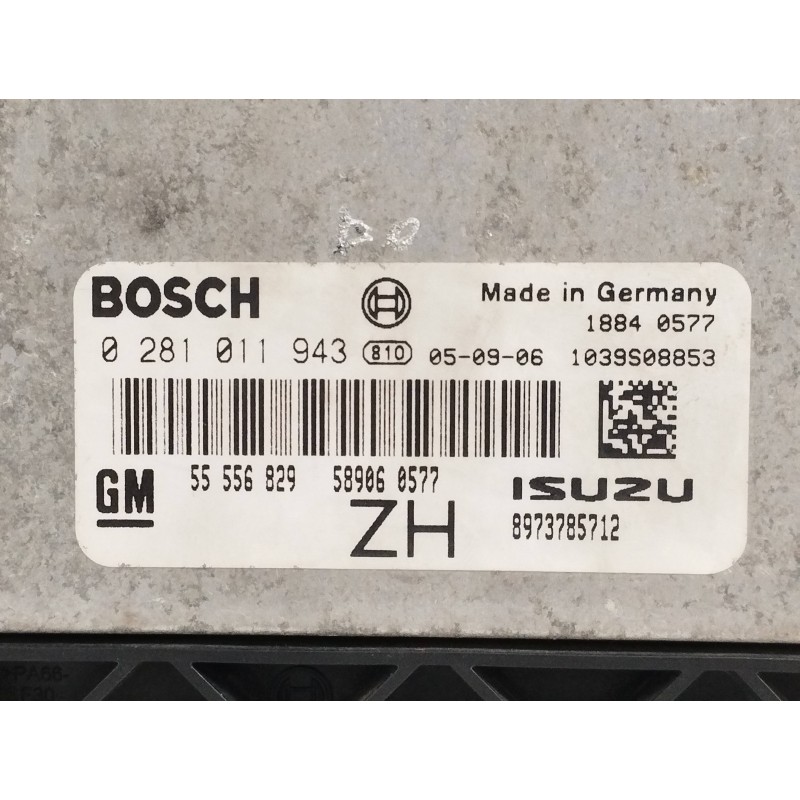 CENTRALITA MOTOR UCE 0281011943 8973785712