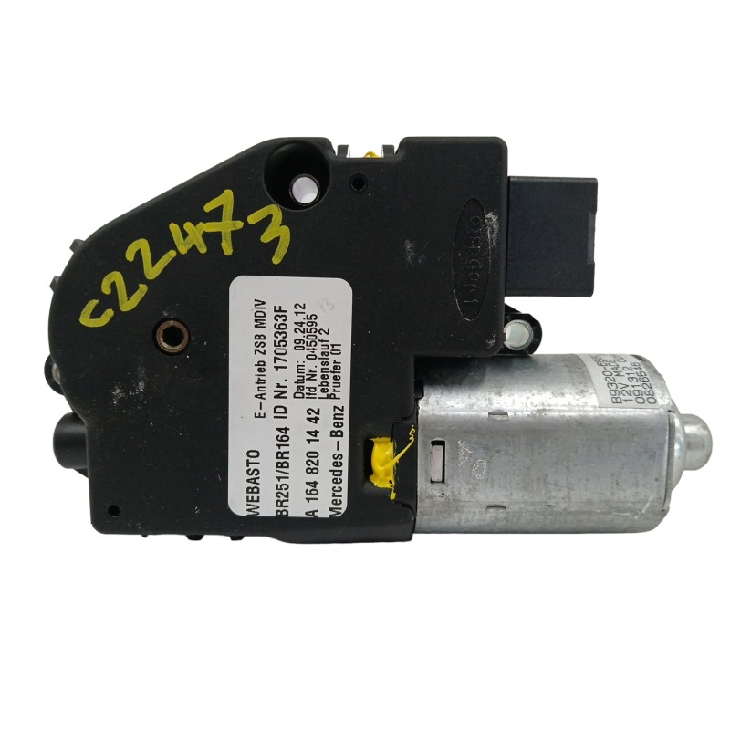 Recambio de motor techo electrico para mercedes-benz clase r (w251) 3.0 cdi cat referencia OEM IAM A1648201442  