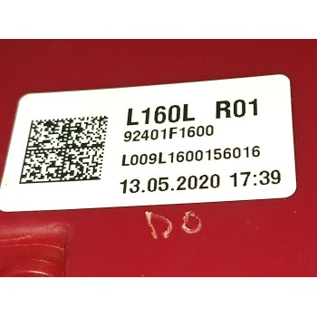 Recambio de piloto trasero izquierdo para kia sportage iv (ql, qle) 1.6 crdi referencia OEM IAM 92401F1600  