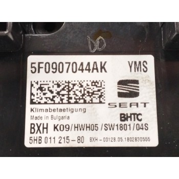 Recambio de mando climatizador para seat leon st (5f8) 2.0 tdi referencia OEM IAM 5F0907044AK 5HB01121580 