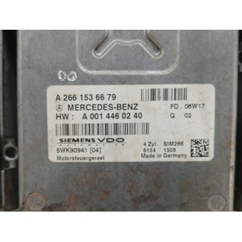 Recambio de centralita motor uce para mercedes-benz clase b (w245) 170 (245.232) referencia OEM IAM A2661536679 5WK90941 