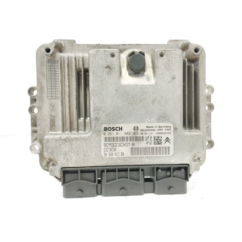 Recambio de centralita motor uce para citroën xsara picasso 1.6 16v hdi fap referencia OEM IAM 9653958980 0281011802 