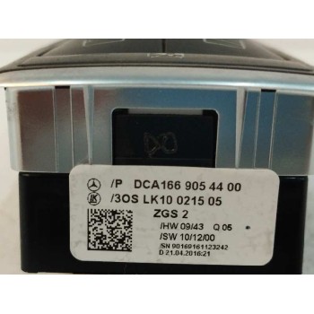 Recambio de mando elevalunas delantero izquierdo para infiniti qx30 2.2 d awd referencia OEM IAM A1669054400  