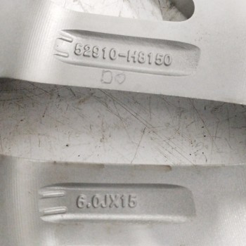 Recambio de llanta para kia rio iv (yb, sc, fb) 1.0 t-gdi 100 referencia OEM IAM 52910H8150 6,0JX15OFFSET46 4H 4X100