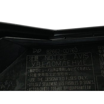 Recambio de caja reles / fusibles para mazda 2 hybrid 1.5 12v referencia OEM IAM 826620D760  