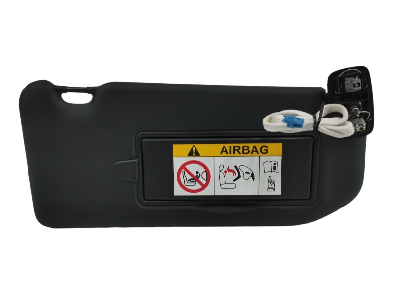 Recambio de parasol derecho para peugeot 5008 1.2 12v e-thp referencia OEM IAM 98160195ZD CON LUZ 