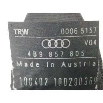 Recambio de cinturon seguridad trasero izquierdo para audi allroad quattro (4b5) 2.5 v6 24v tdi referencia OEM IAM 4B9857805  