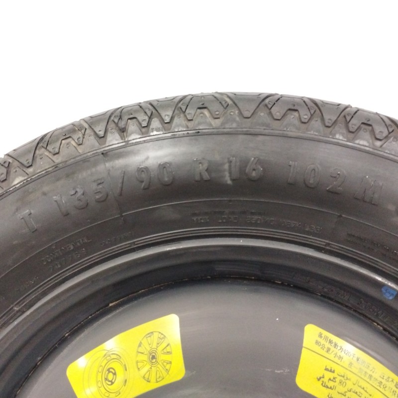 NEUMATICO REPUESTO 3 5BX16 ET32 5H 5X108