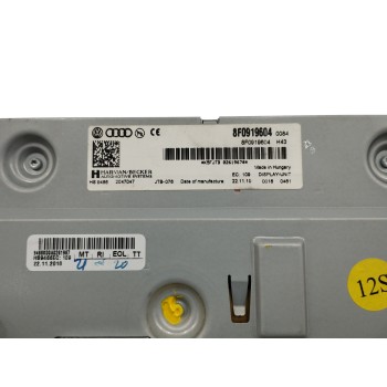 Recambio de pantalla multifuncion para audi q5 (8r) 2.0 16v tdi referencia OEM IAM 8F0919604  