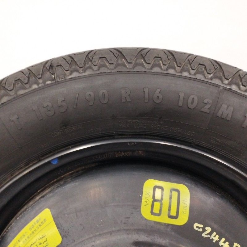 NEUMATICO REPUESTO 3 5BX16 ET32 5H 5X108