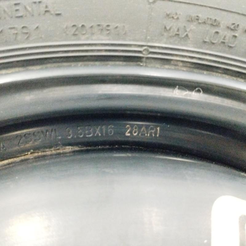 NEUMATICO REPUESTO 3 5BX16 ET32 5H 5X108