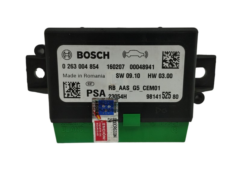 Recambio de modulo electronico para peugeot 308 1.6 blue-hdi fap referencia OEM IAM 9814152580 0263004854 Recambio de modulo electronico para peugeot 308 1.6 blue-hdi fap referencia OEM IAM 9814152580 0263004854