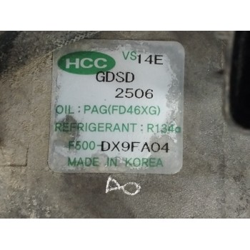 Recambio de compresor aire acondicionado para kia sportage iii (sl) 1.7 crdi referencia OEM IAM DX9FA04  