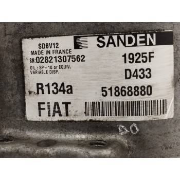 Recambio de compresor aire acondicionado para fiat doblo ii (152) 1.6 jtdm 16v referencia OEM IAM 51868880 1925F 