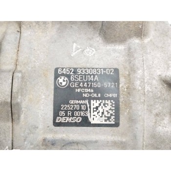 Recambio de compresor aire acondicionado para bmw serie 4 gran coupe (f36) 2.0 turbodiesel referencia OEM IAM 64529330831 447150