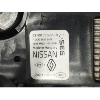 Recambio de alternador para nissan juke (f16_) dig-t 117 referencia OEM IAM 231007769R 150A F000BL08V8