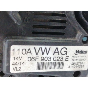 Recambio de alternador para skoda fabia (5j2 ) 1.6 tdi referencia OEM IAM 06F903023E 110A TG11C017