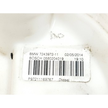 Recambio de aforador para bmw serie 4 gran coupe (f36) 2.0 turbodiesel referencia OEM IAM 7243972 0580204019 