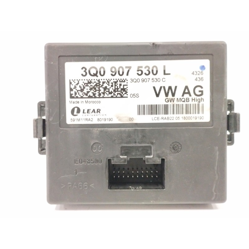 Recambio de modulo electronico para seat leon st (5f8) 2.0 tdi referencia OEM IAM 3Q0907530L INTERFAZ DE DATOS 