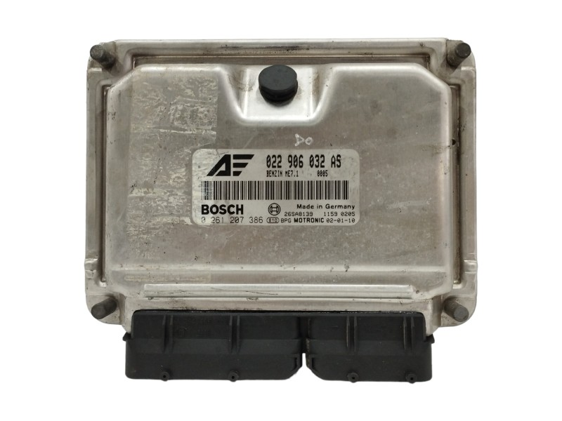 Recambio de centralita motor uce para volkswagen sharan (7m6/7m9) 2.8 v6 24v referencia OEM IAM 022906032AS 0261207386 Recambio de centralita motor uce para volkswagen sharan (7m6/7m9) 2.8 v6 24v referencia OEM IAM 022906032AS 0261207386