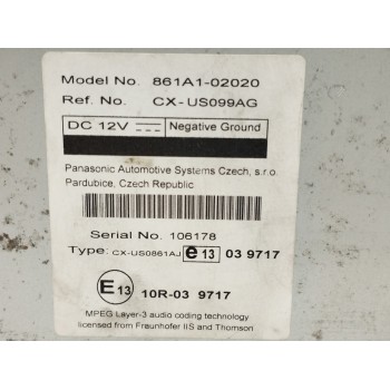 Recambio de modulo electronico para toyota verso 1.6 16v cat referencia OEM IAM 861A102020  