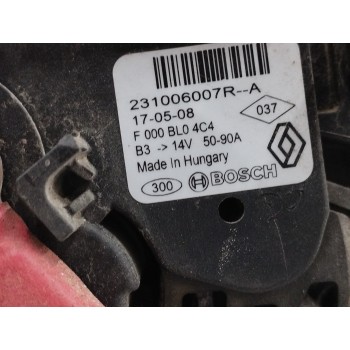 Recambio de alternador para renault clio iv 0.9 referencia OEM IAM 231006007R F000BL04C4 90A