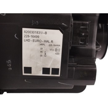 Recambio de faro derecho para renault modus 1.4 16v referencia OEM IAM 8200301831  