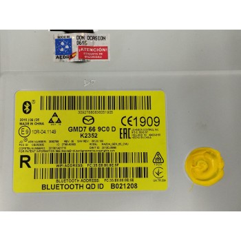 Recambio de sistema navegacion gps para mazda 6 lim. (gh)(.2012) 2.2 turbodiesel cat referencia OEM IAM GMD7669C0D  