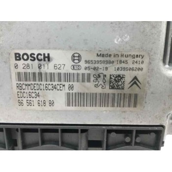 Recambio de centralita motor uce para peugeot 307 (3a/c) 1.6 hdi 110 referencia OEM IAM 9656161880 0281011627 