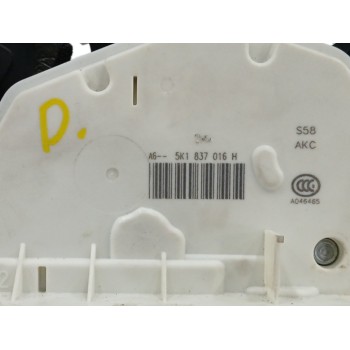 Recambio de cerradura puerta delantera derecha para seat leon st (5f8) 2.0 tdi referencia OEM IAM 5K1837016H  