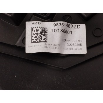 Recambio de guarnecido puerta trasera derecha para opel mokka 1.2 (76) referencia OEM IAM 98351462ZD 9835146280 NEGRO