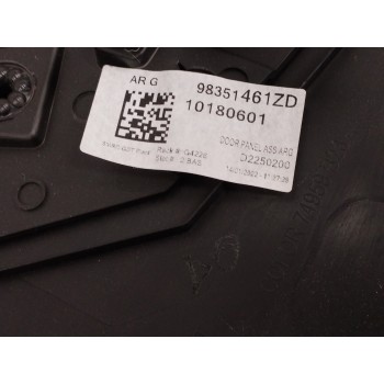 Recambio de guarnecido puerta trasera izquierda para opel mokka 1.2 (76) referencia OEM IAM 98351461ZD 9835146180 NEGRO