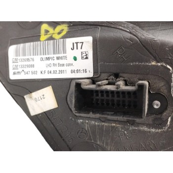 Recambio de retrovisor derecho para opel insignia berlina 2.0 16v cdti referencia OEM IAM 13269576 5 CABLES 13329088