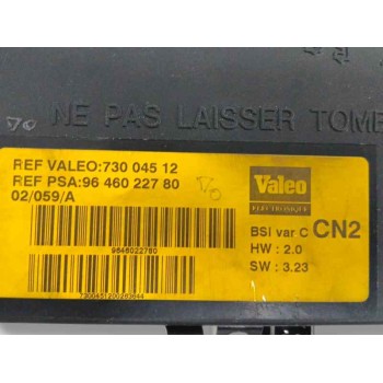 Recambio de caja reles / fusibles para citroën xsara berlina 2.0 hdi cat (rhy / dw10td) referencia OEM IAM 9646022780 73004512 