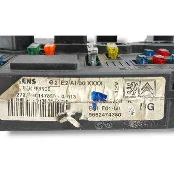 Recambio de caja reles / fusibles para citroën c3 1.4 hdi referencia OEM IAM 9652474380  